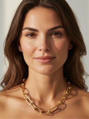 CLOVER Block Chain Necklace